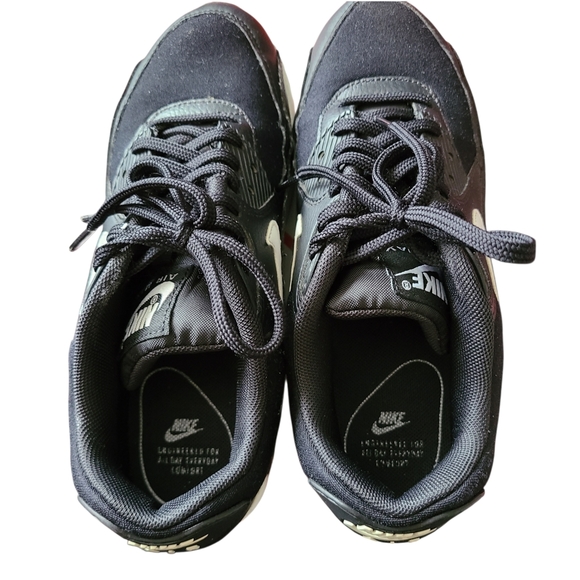 NIKE | WOMENS | AIR MAX 90 | BLACK & WHITE | SIZE 8 - Picture 6 of 12